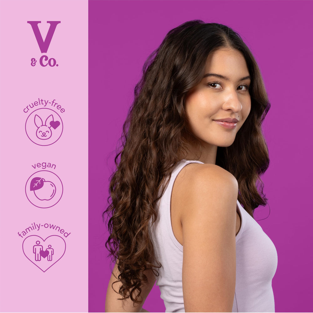 V&CO apto para todo tipo de cabello con resultados ligeros