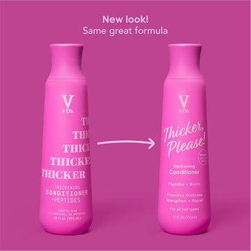 V&CO textura ligera antiadelgazamiento aplicada en cabello