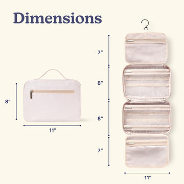 Tamaño compacto para maleta, ideal para equipaje de mano.