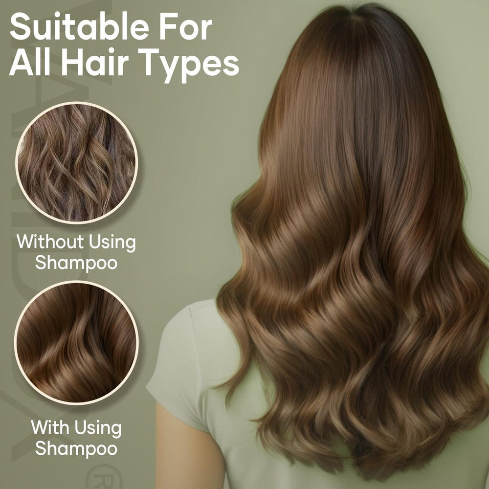 Cheveux volumineux et brillants après utilisation VANIDOX.