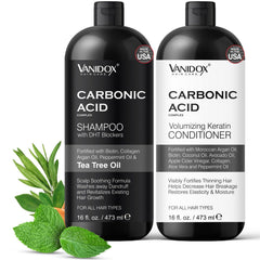VANIDOX Shampoing carbonique, bouteille prête à l'emploi, cuir chevelu nourri et revitalisé.