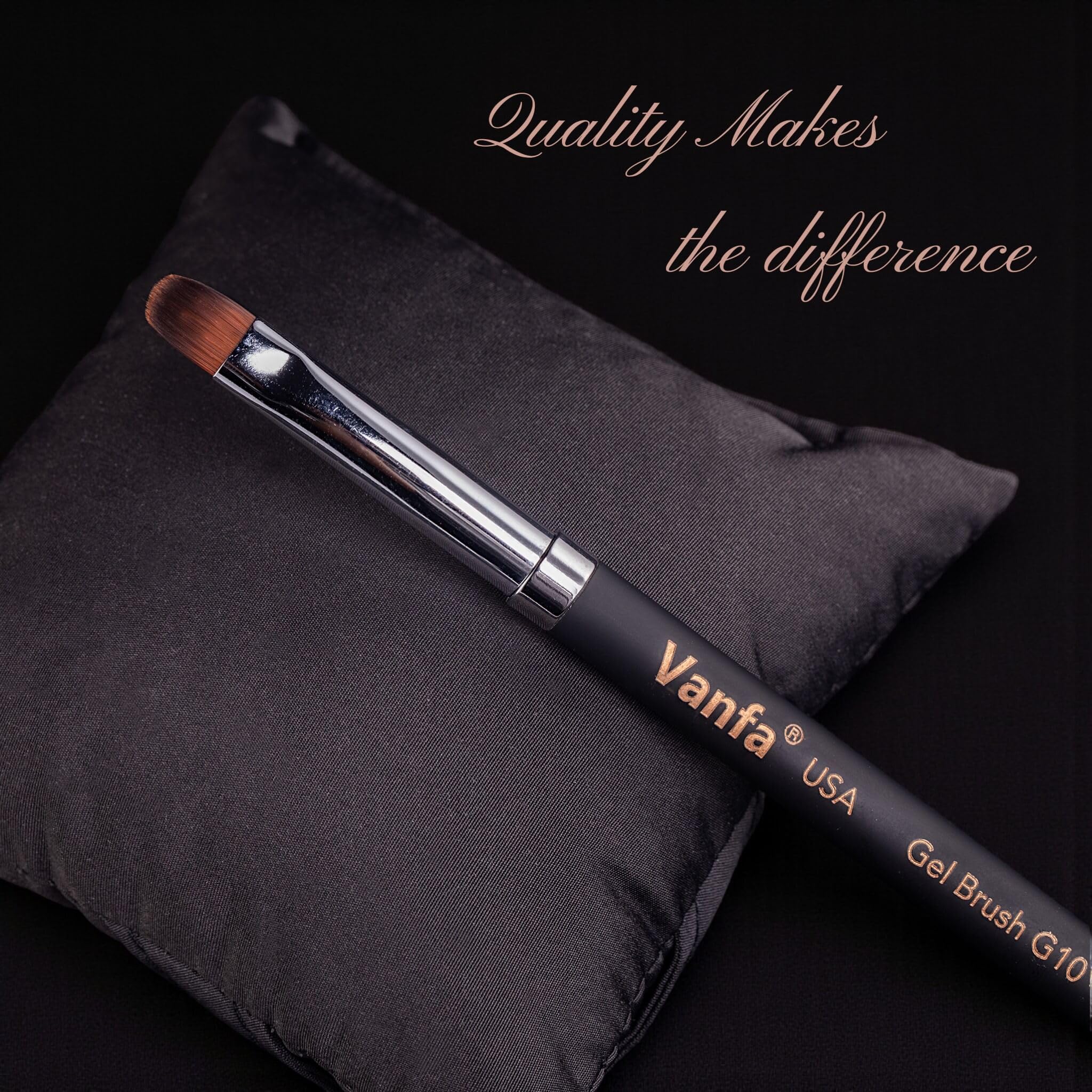 Vanfa brocha gel construcción duradera para uso diario