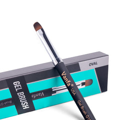 Vanfa Gel brocha con cabeza ovalada para control preciso