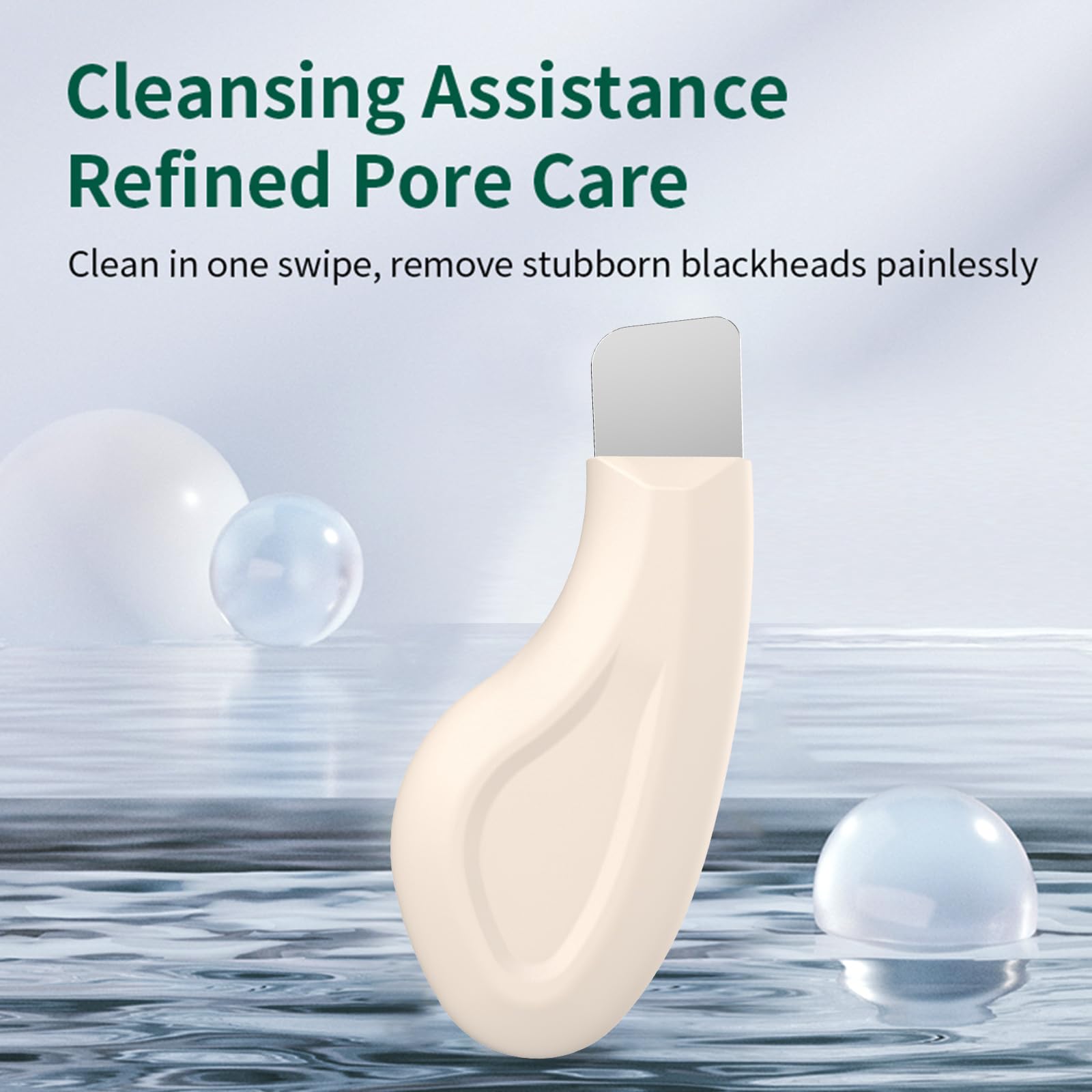 Espátula facial de silicona Vangines facilita limpieza profunda suave.