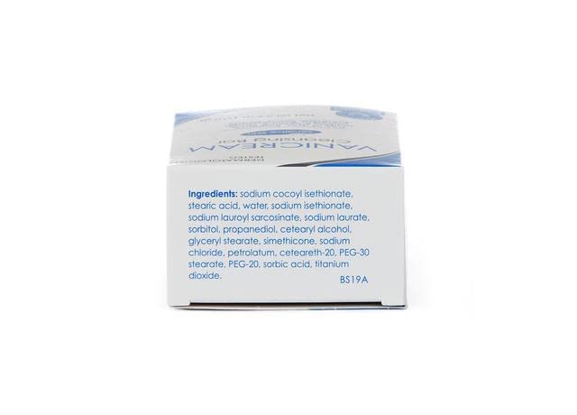 Vanicream barra limpiadora apta para piel seca y sensible.