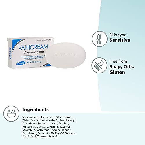 Vanicream barra pack de 12, ahorro práctico para rutina de cuidado.