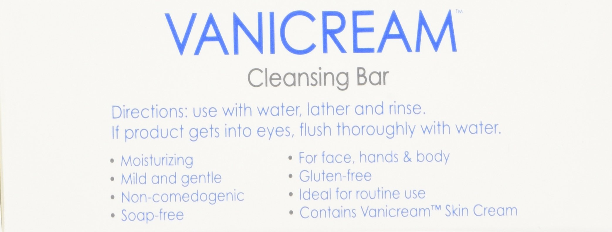 Vanicream Barra sin fragancia cuida la piel sensible sin irritaciones.