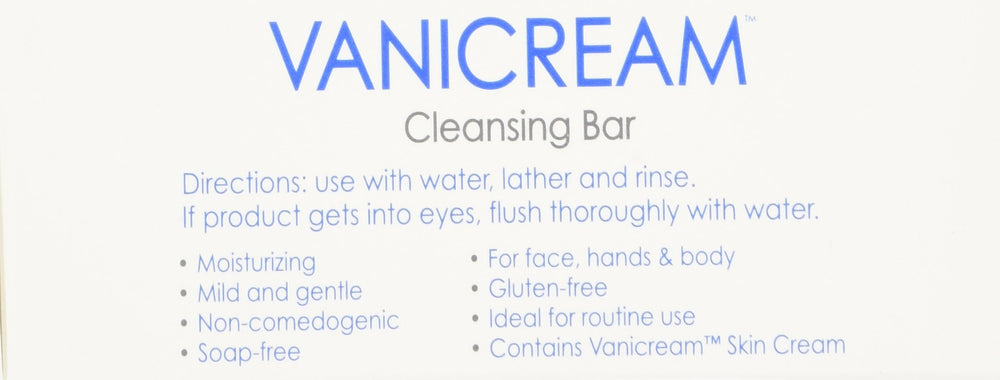 Vanicream Barra sin fragancia cuida la piel sensible sin irritaciones.