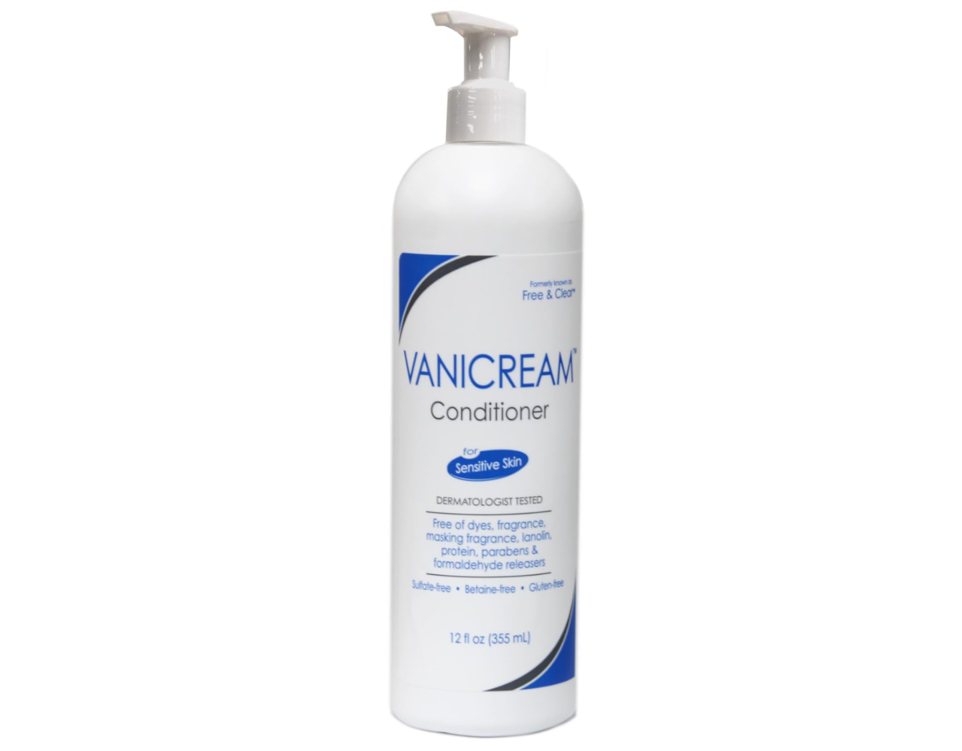 Vanicream Conditionneur, texture légère, démêle facilement après chaque lavage.