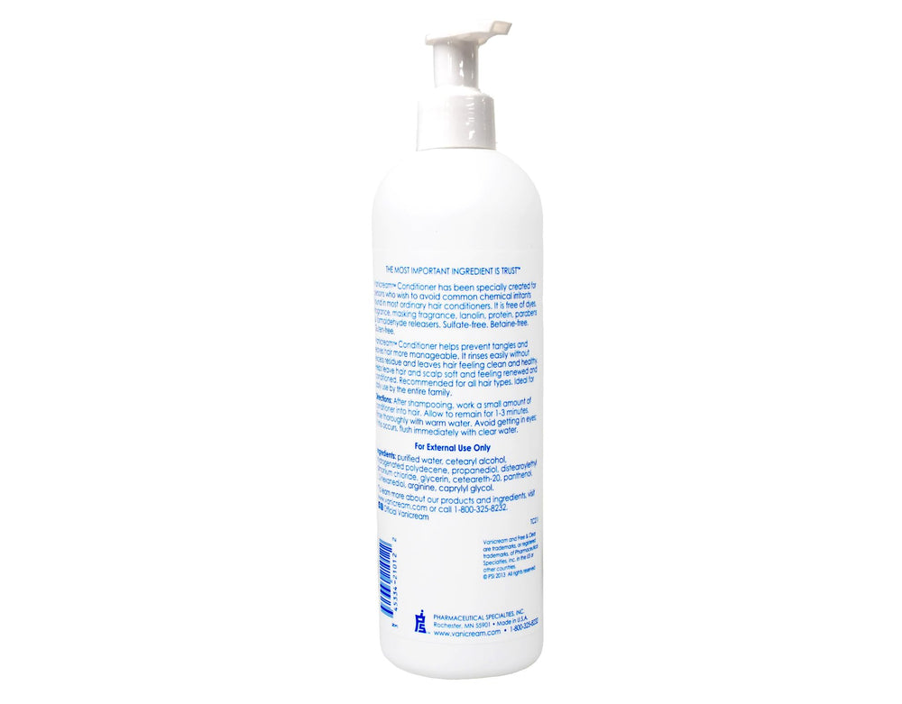 Vanicream Conditionneur pour toute la famille, usage quotidien sans allergènes.