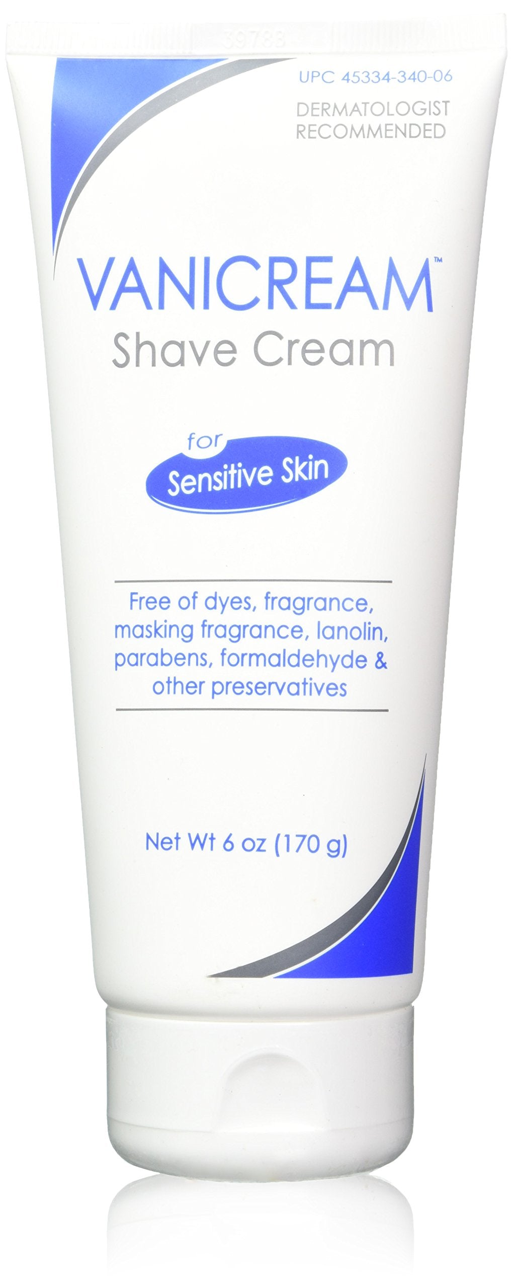 Vanicream Crema de Afeitar para Piel Sensible, aplicación suave para deslizamiento cómodo.