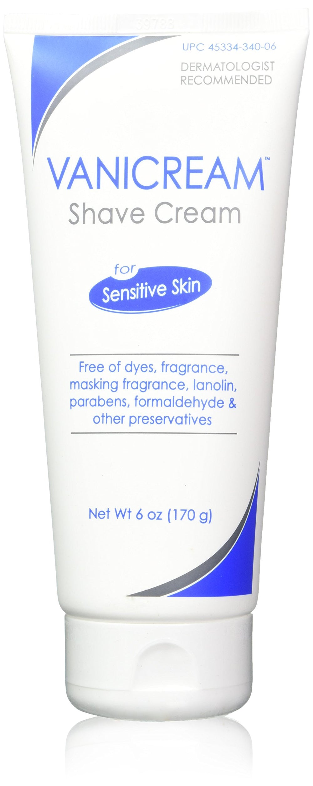 Vanicream Crema de Afeitar para Piel Sensible, aplicación suave para deslizamiento cómodo.