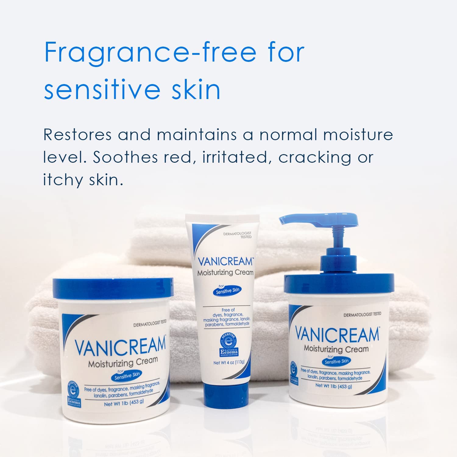 Vanicream Crema Hidratante para Piel, applicacion-diaria: aplica rápidamente y deja piel suave.