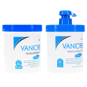 Vanicream crema hidratante, fórmula sin parabenos ni fragancias, apta para toda la familia.