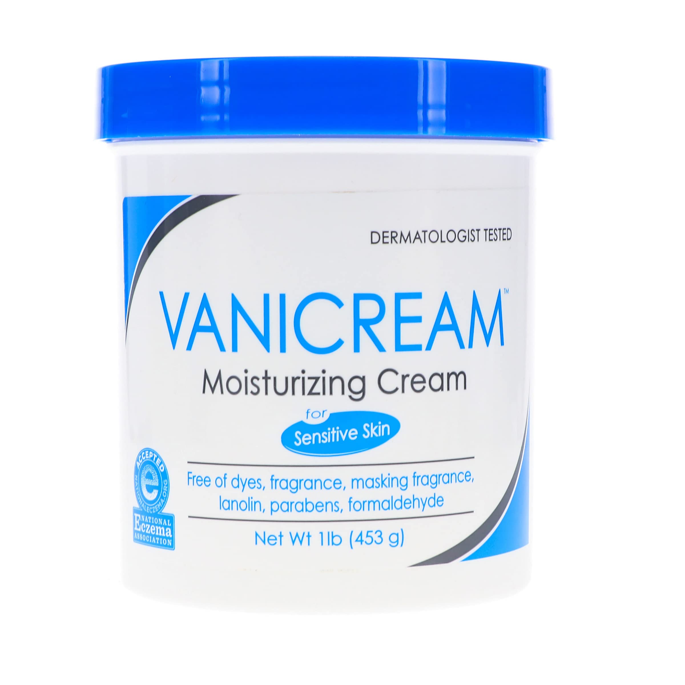 Vanicream crema hidratante, envase práctico para viaje y uso en casa.