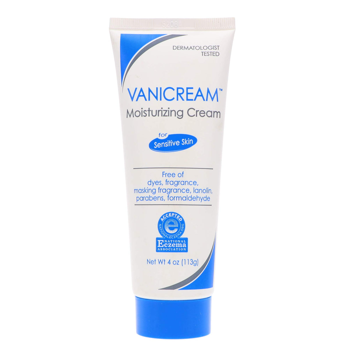 Vanicream Crema Piel Tubo 4 Onzas, hidratación suave para piel seca.
