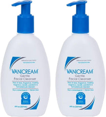 Vanicream Facial Cleanser, botella frontal, limpieza suave para piel sensible