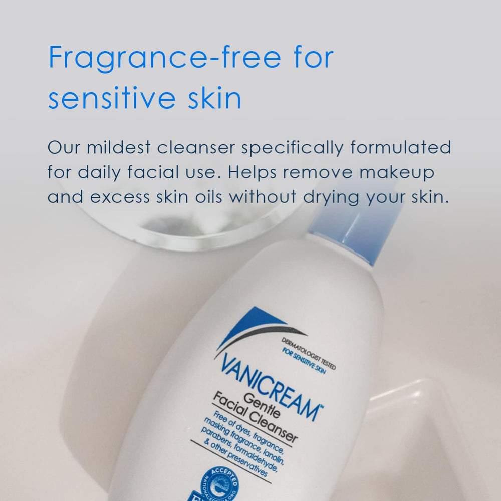 Vanicream Facial Cleanser, uso diario, ideal para rutina facial