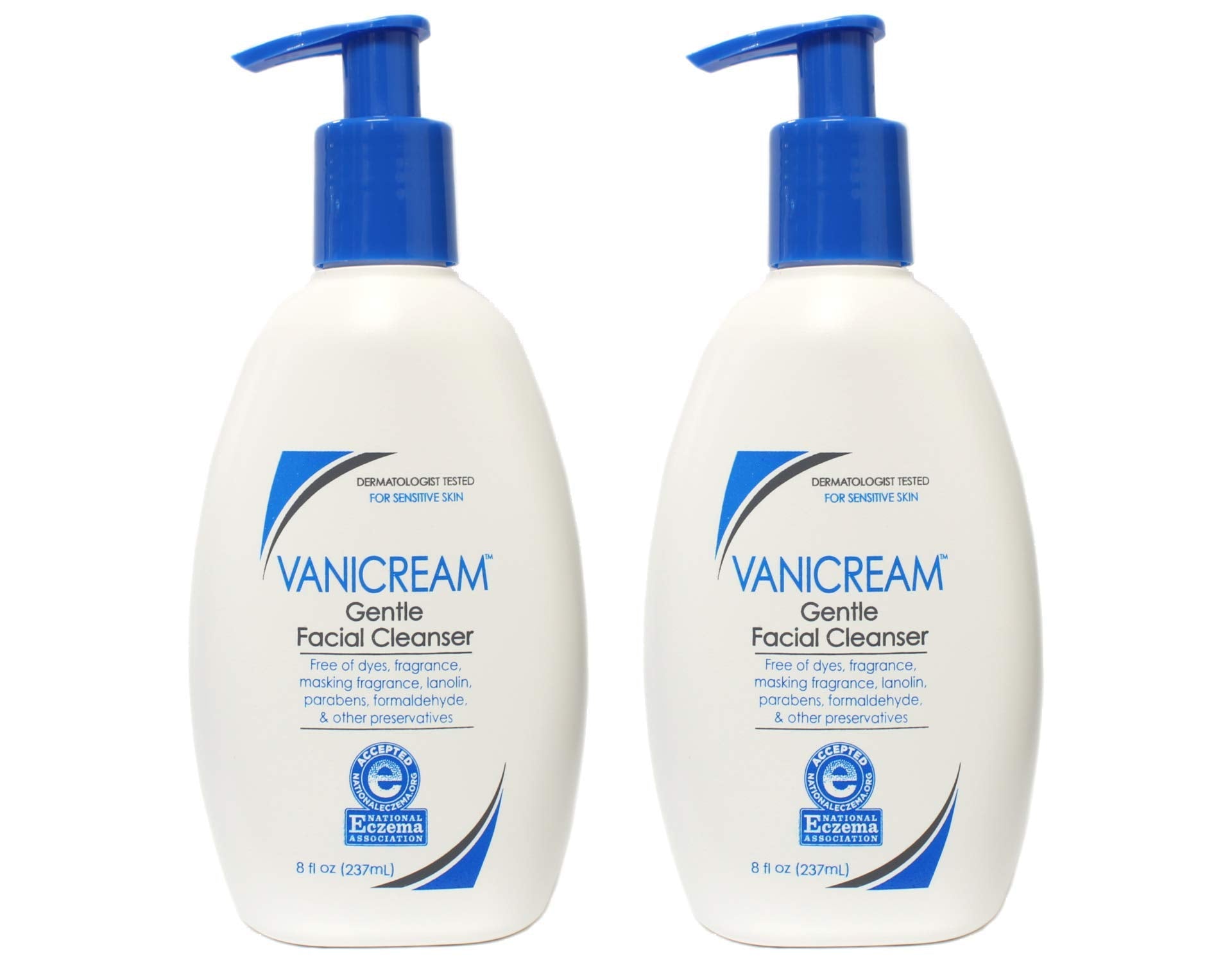 Vanicream limpiador facial suave en botella para piel sensible, limpieza diaria suave