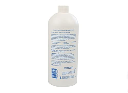 Pour action shows easy, mess-free Vanicream refill for face, hands, and body.