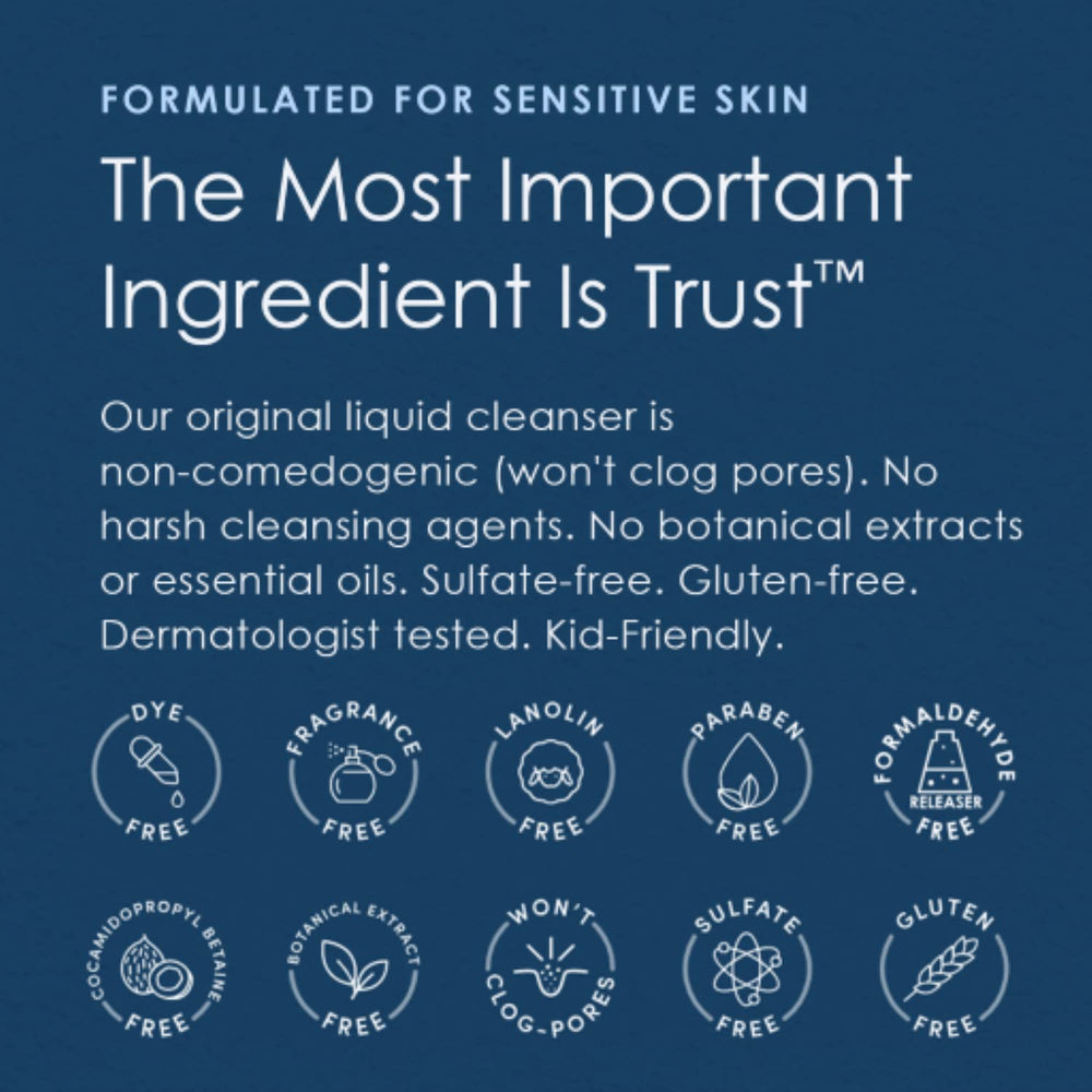 Close-up of a mild lather indicating gentle cleansing without drying.