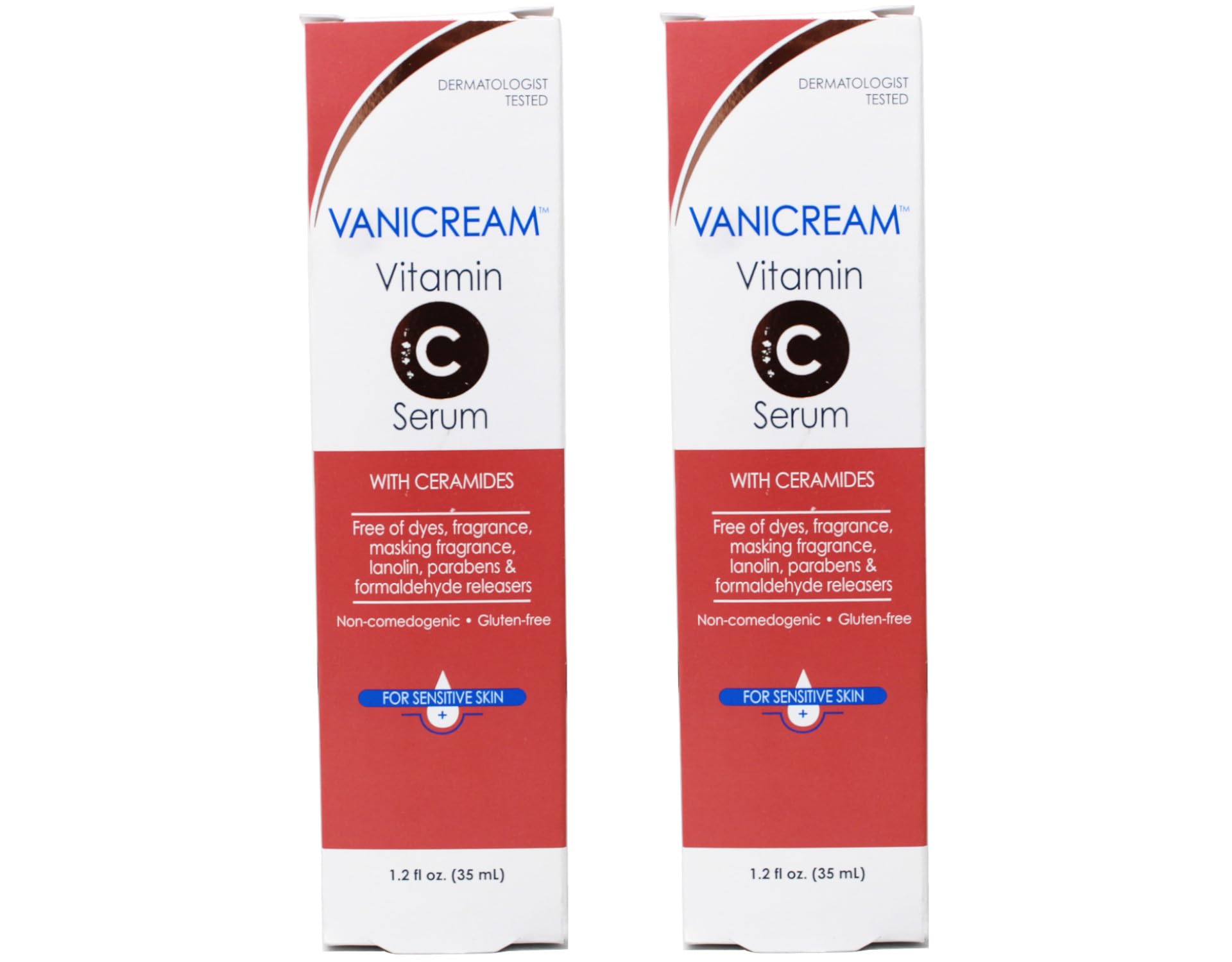 Vanicream Sérum Vitamina C con Ceramidas, botella elegante para piel sensible