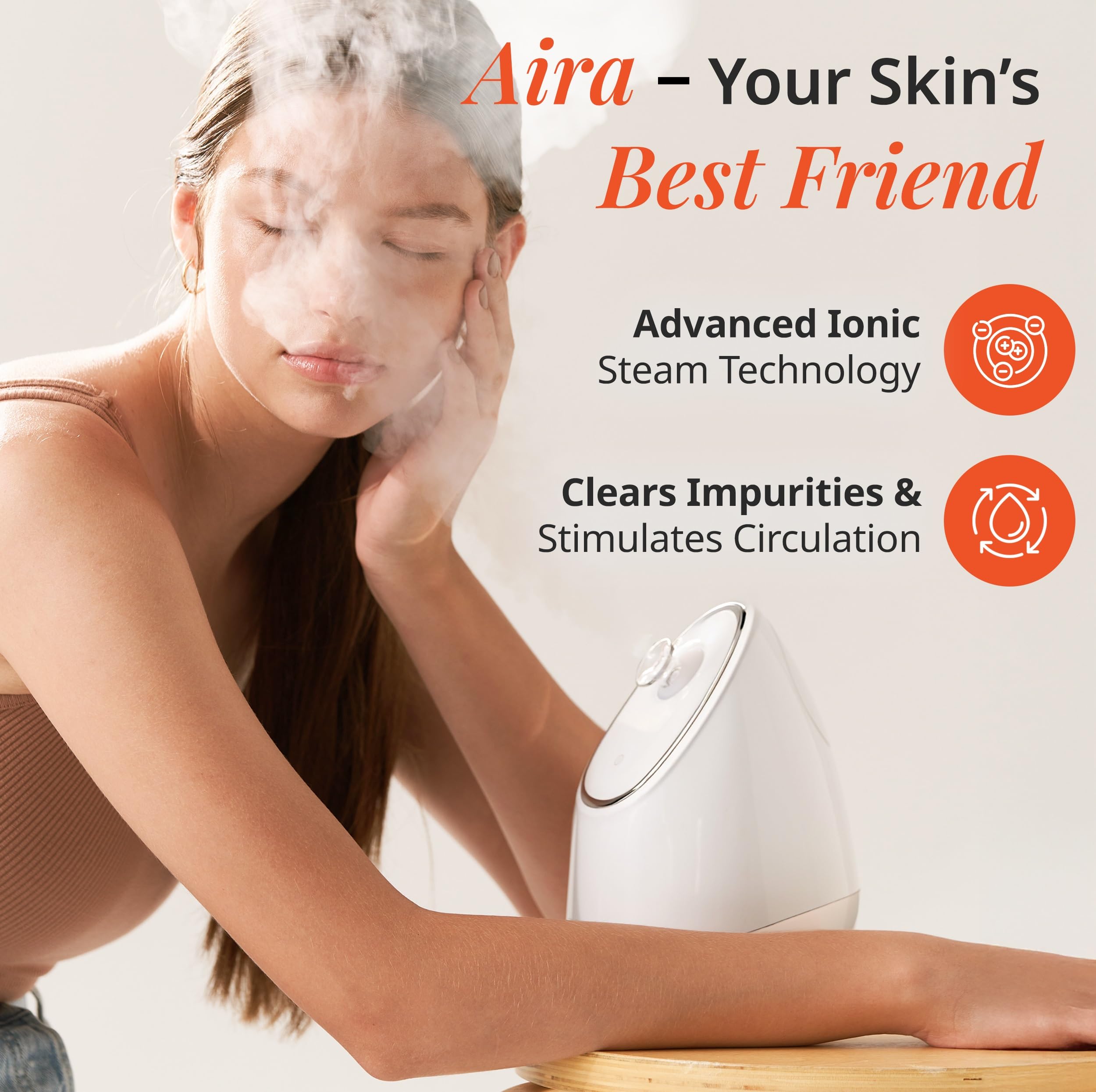 Vanity Planet Aira con tres cestas para aceites esenciales para aromaterapia segura