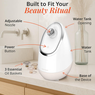 Vanity Planet Aira tanque de agua de 85 ml para sesiones rápidas
