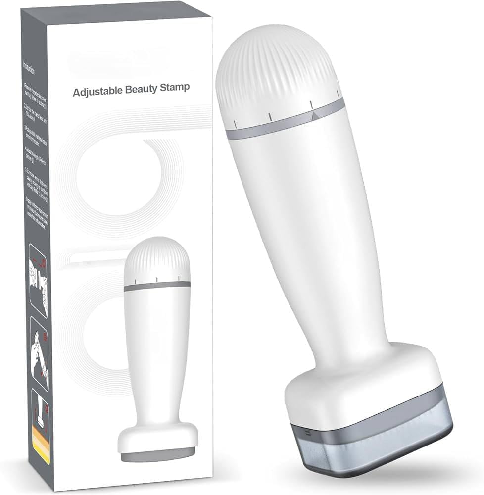 VANKEPYO rodillo para cara con microagujas 0.25 mm, mejora la textura de la piel