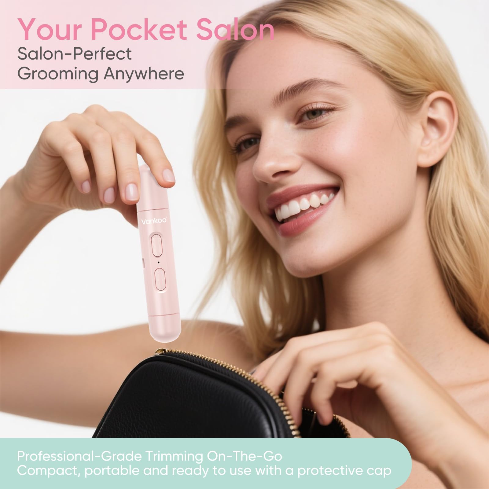Vankoo peach fuzz removal on smooth skin for a polished look