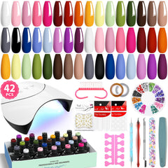Botellas de esmalte gel VANREESA de 24 colores para manicura duradera