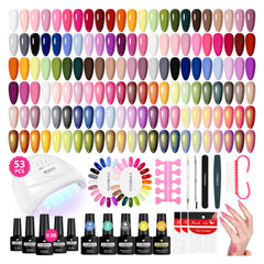 VANREESA kit de uñas gel con lámpara para manicura profesional en casa