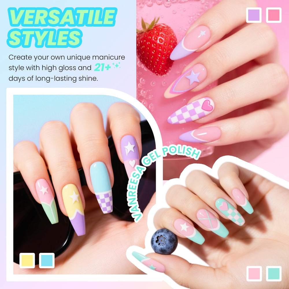 Paleta colores vibrantes VANREESA para combinar estilos