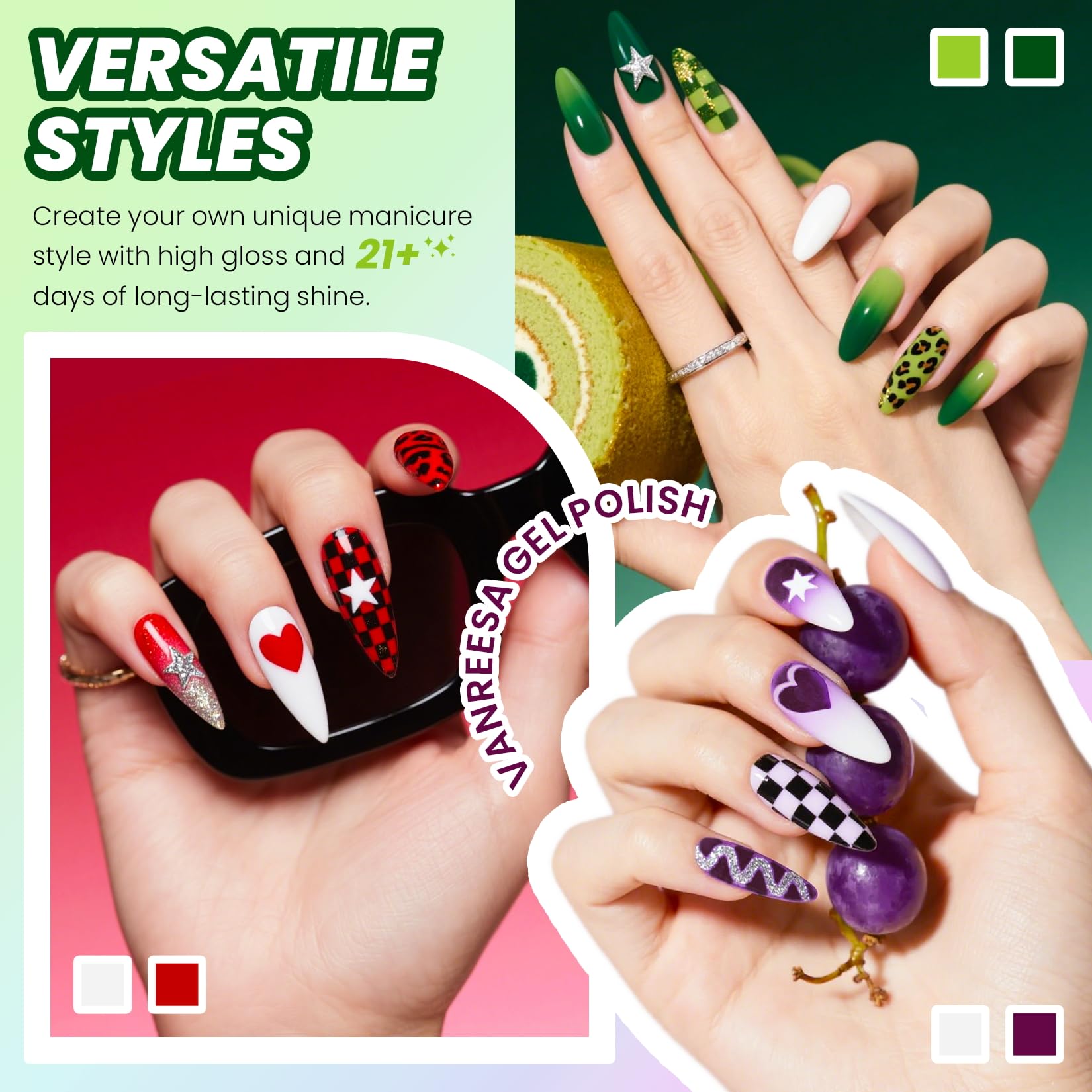Vanreesa textura seda gel uñas para aplicación suave.
