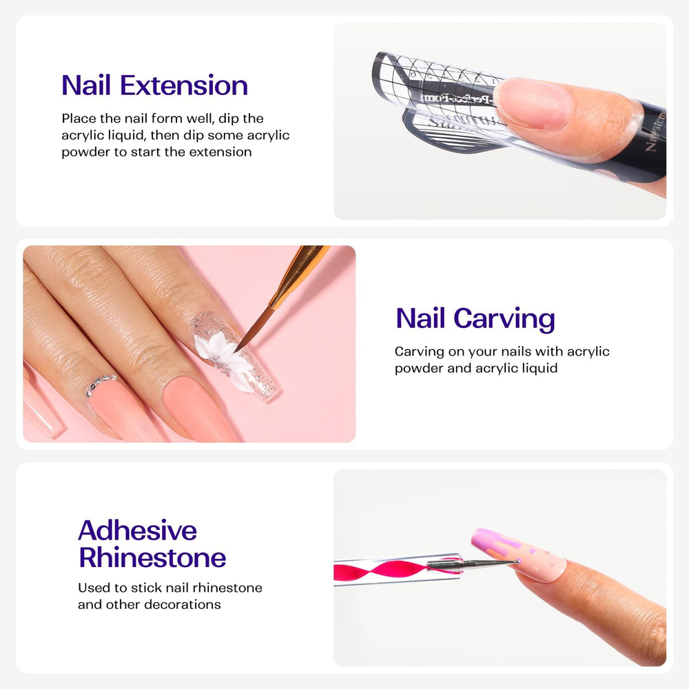 VANSISOS formas uñas: soporte para modelado y remates limpios