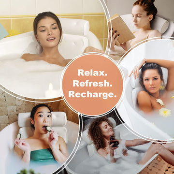 Vanstormy almohada baño regalo de bienestar, ideal para días de autocuidado.