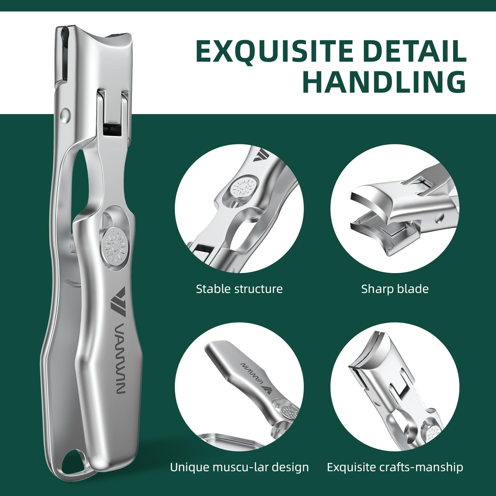 VANWIN accesorios-incluidos-estuche-cuero: kit completo para uñas