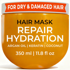 VAO Mascarilla profunda para cabello dañado; brillo y suavidad desde la primera aplicación.