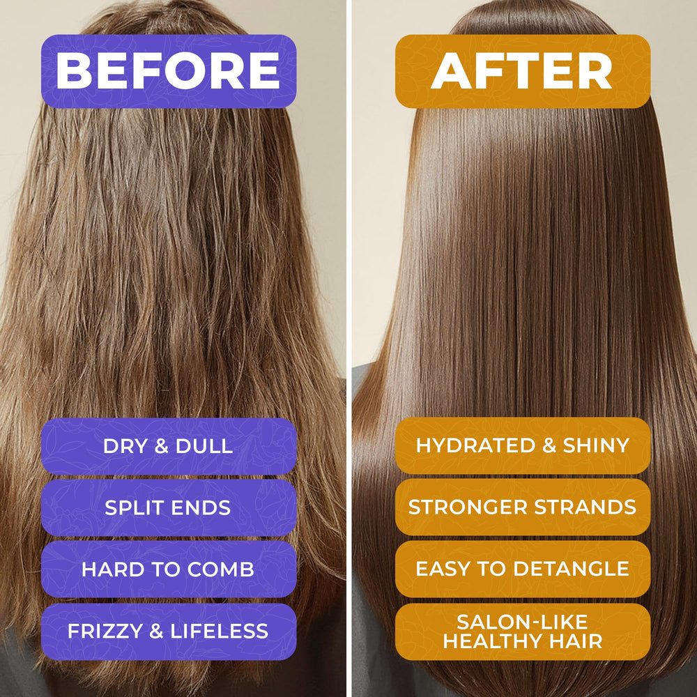 VAO aporta keratina y colágeno; suavidad duradera para el cabello.