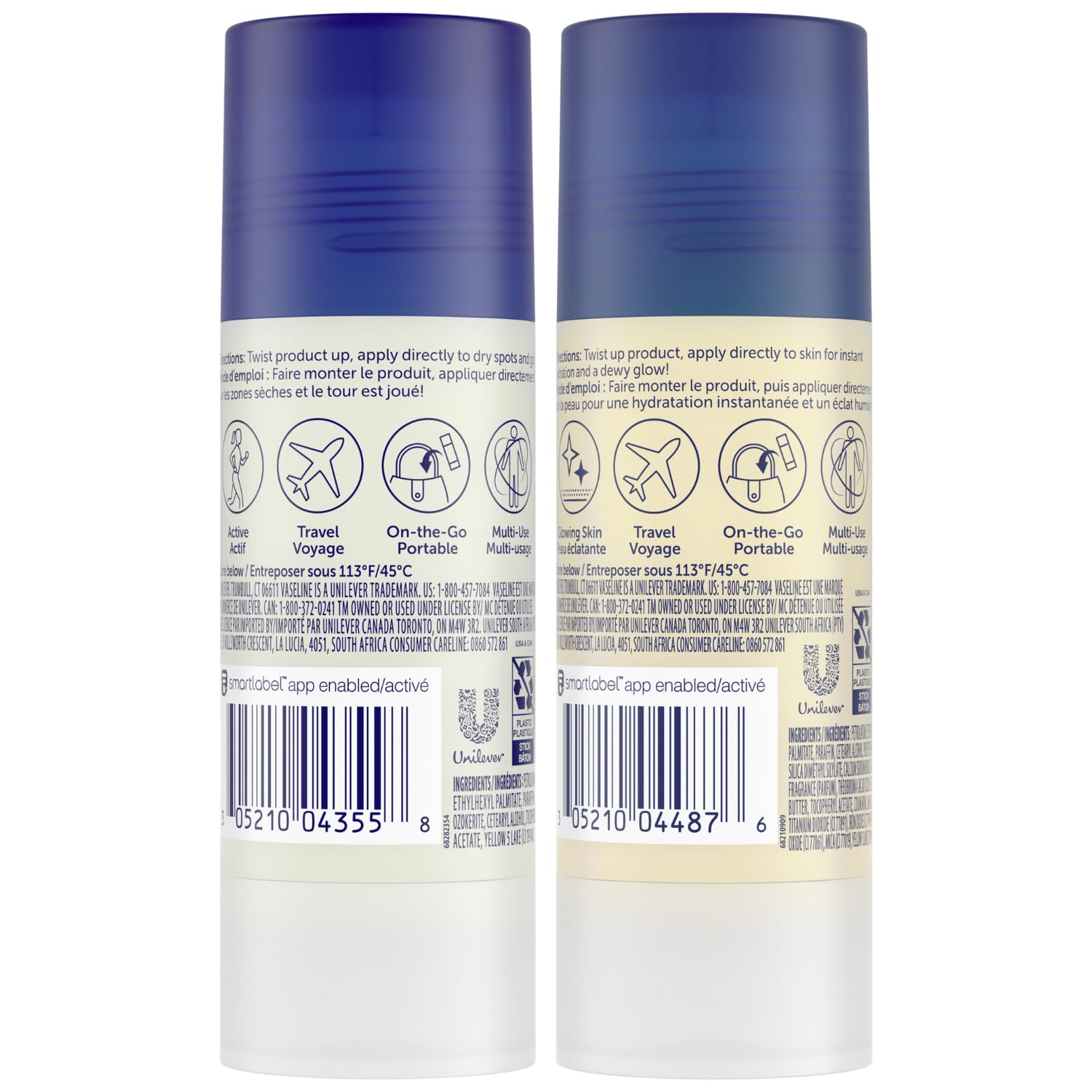 Vaseline All Over Body Balm Stick hidrata piel sensible y seca.