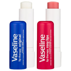 Bálsamo labial original de Vaseline en empaque compacto para viaje.