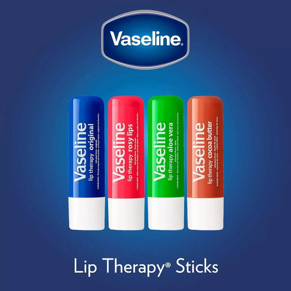 Bálsamo Vaseline Rosy Lips, tono rosado para un look natural