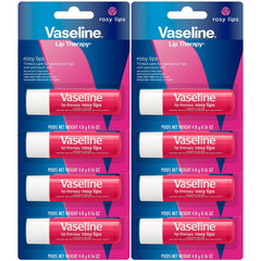 Bálsamo labial Vaseline Lip Therapy Rosy envase visible para labios suaves