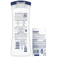 Bálsamo labial Vaseline en tubo para alivio rápido de labios secos.