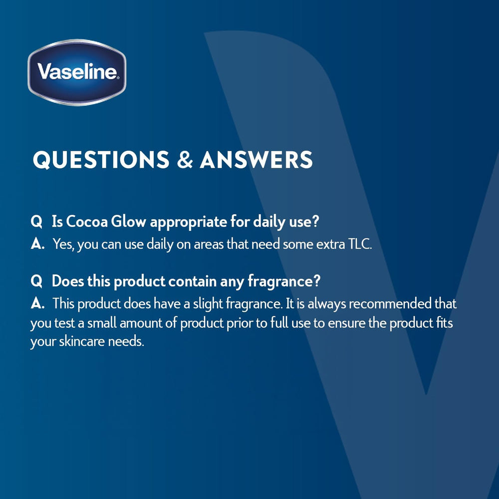 Formato de viaje de Vaseline Cocoa Glow para cuidado donde sea