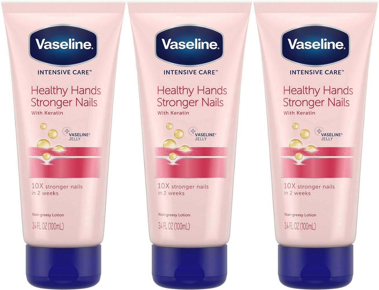 Vaseline para manos: enfoque en manos suaves y uñas fortalecidas.