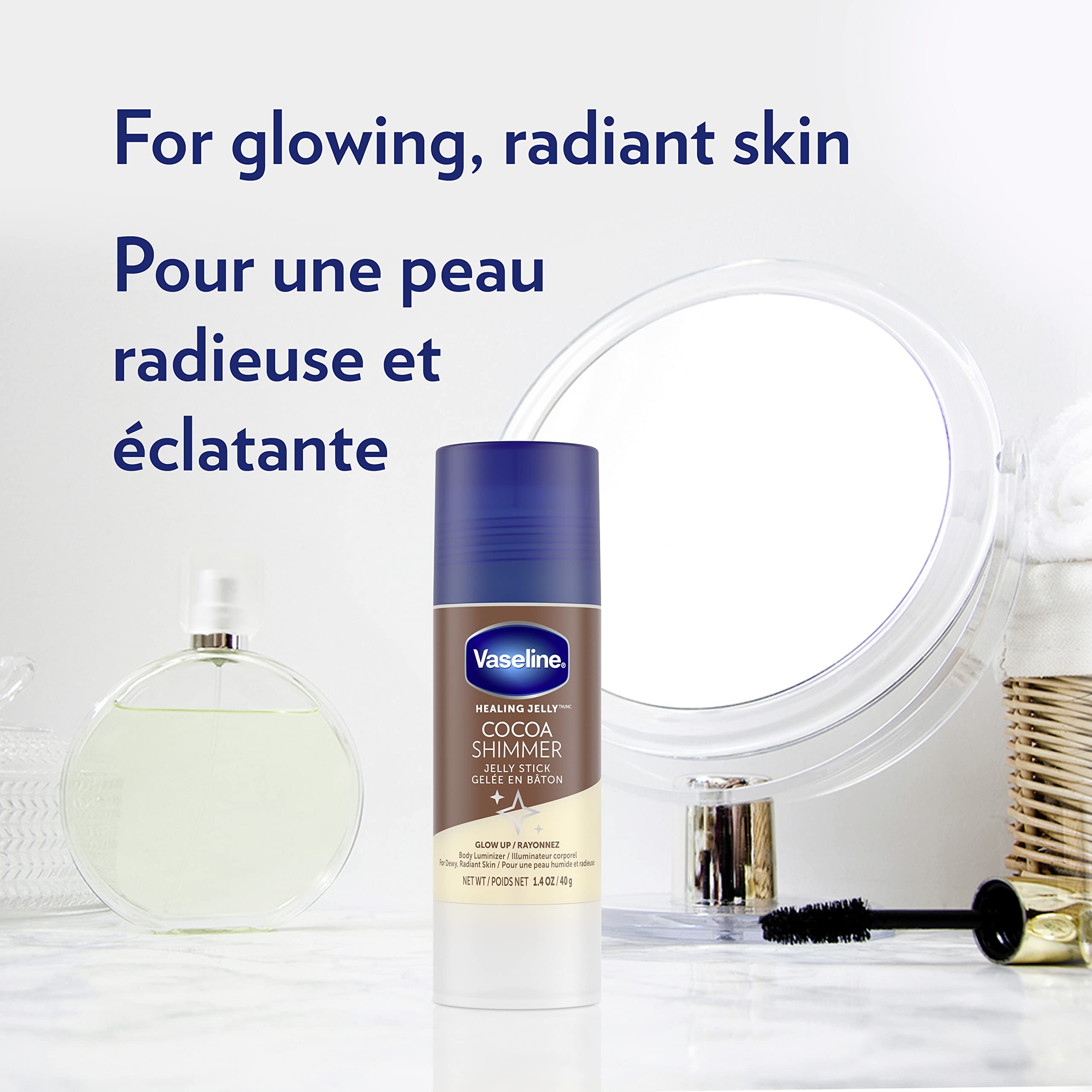 Vaseline Dermatológicamente recomendado, fórmula no comedogénica para piel sensible.