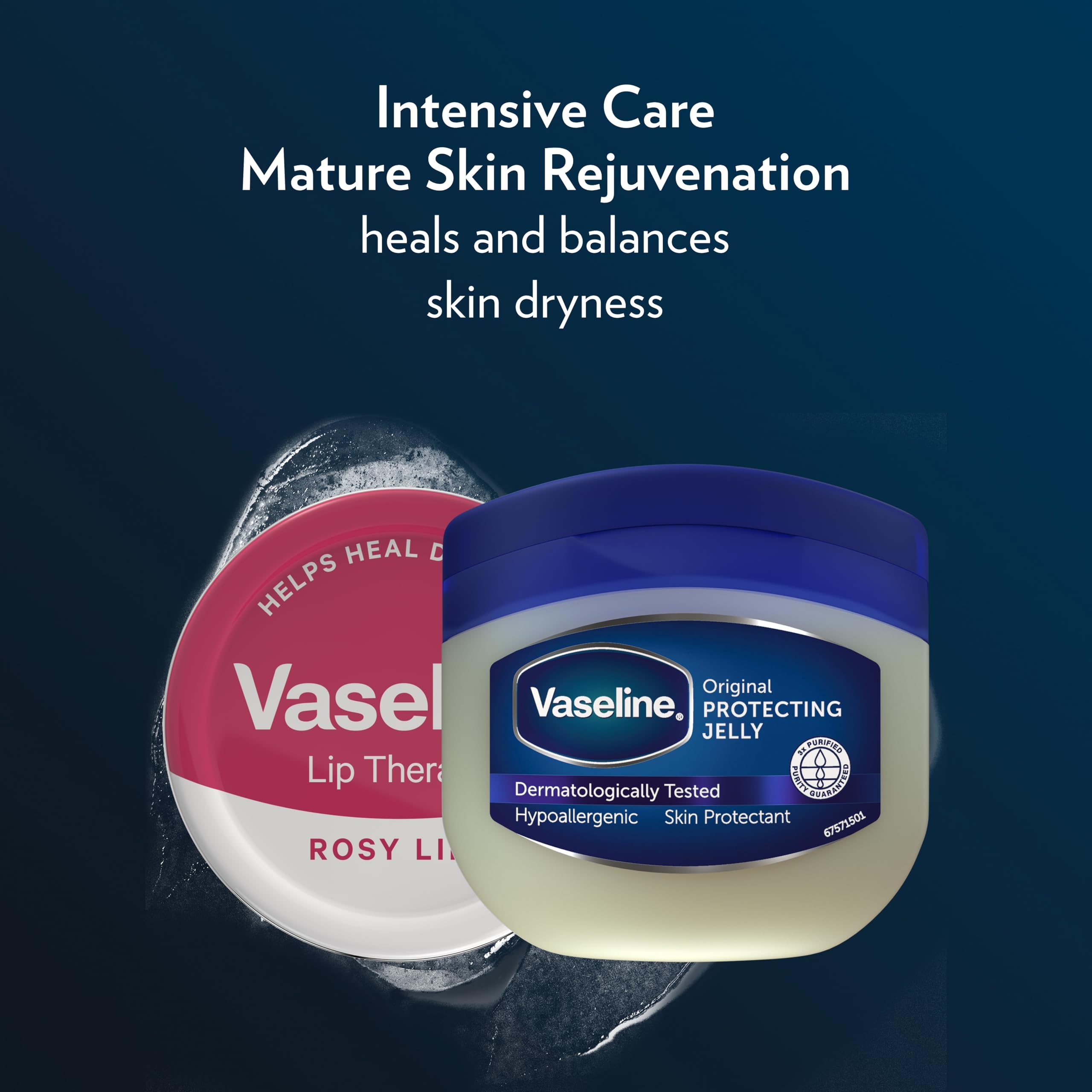 Envase compacto de Vaseline 50ml para viaje