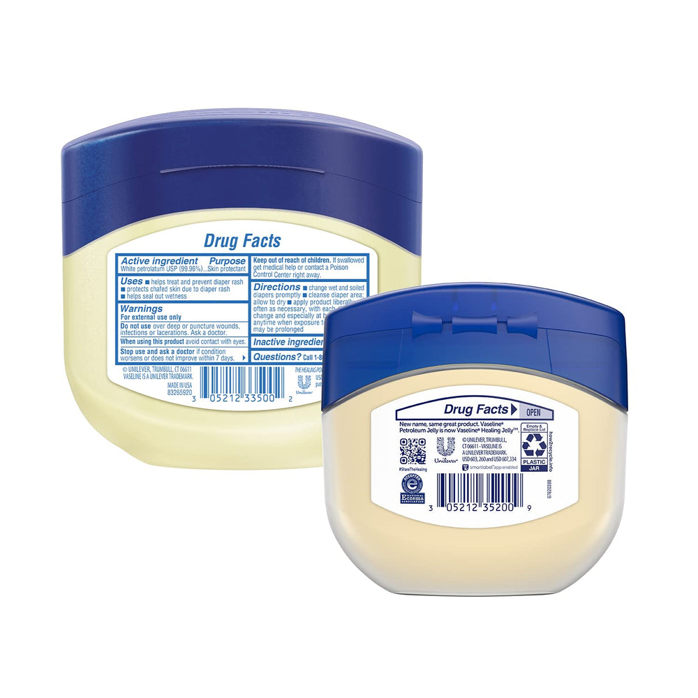 Vaseline Jalea Original en frasco de 7.5 onzas, ideal para uso diario y viaje.
