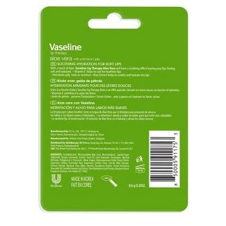 Detalle de textura suave de Vaseline Lip Therapy Aloe Care Twin Pack